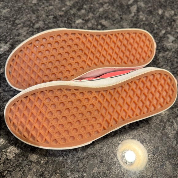 VANS Kids Pink Checkered Slip-On Shoes - Picture 5 of 5